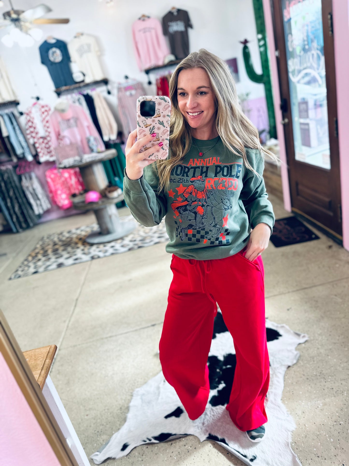 North Pole Rodeo Sweatshirt
