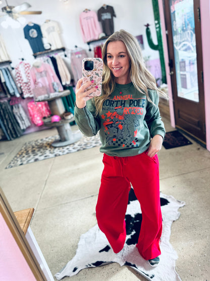 North Pole Rodeo Sweatshirt