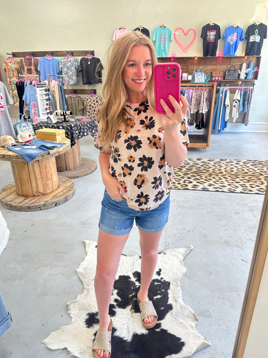 Desert Leopard Top