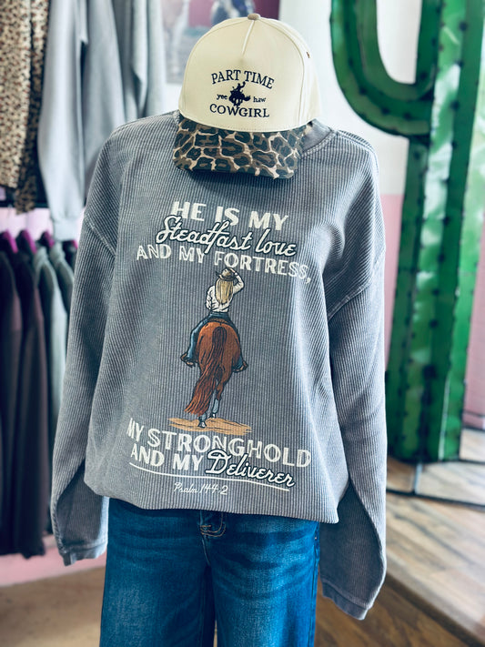 Steadfast Corded Sweatshirt