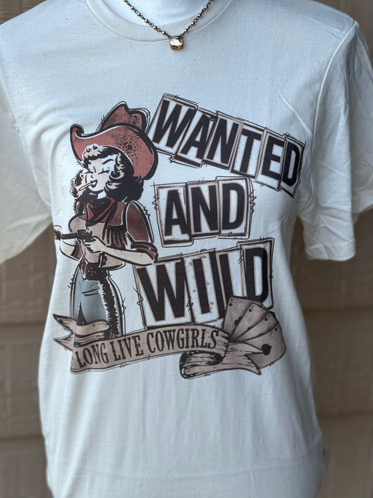 Wanted & Wild Tshirt