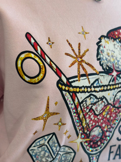 BLING Santa’s Favorite Hot Mess Sweatshirt