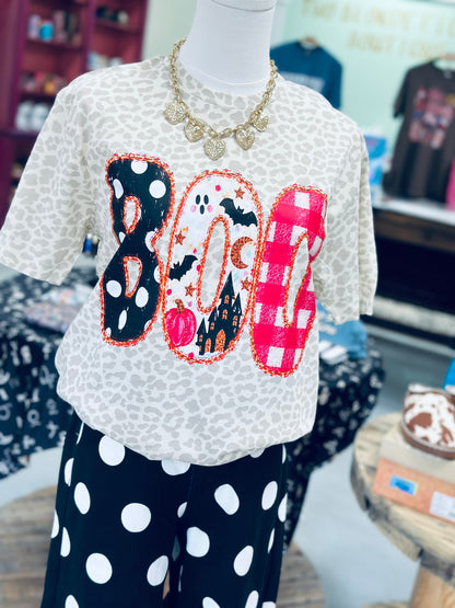 Boo Leopard Tshirt