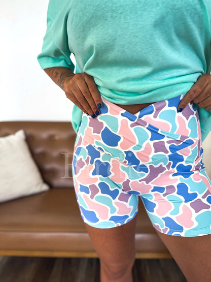 Pre Order Duck Camo Biker Shorts