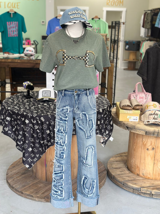 Checkered Bit Tshirt