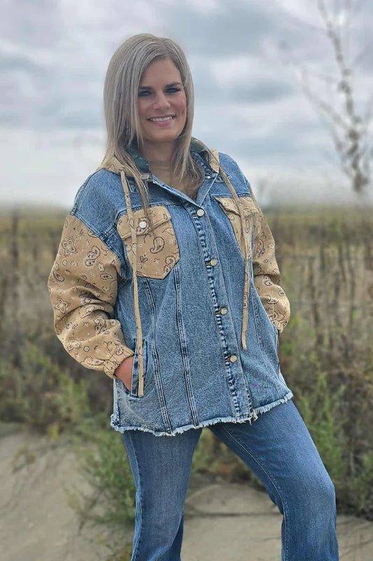 Bandana Babe Denim Jacket