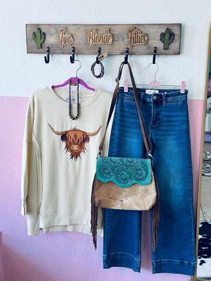 Highlander Cow Pullover