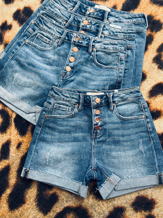 Harper Button Shorts