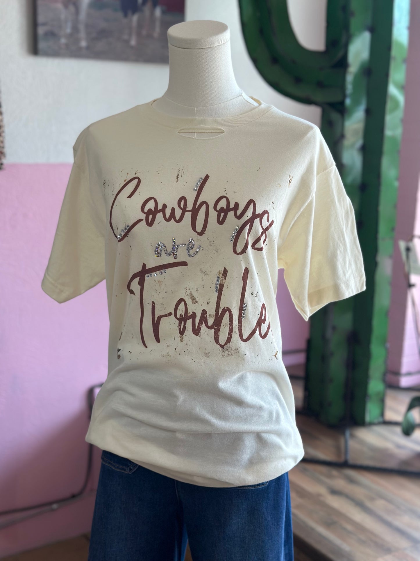 Cowboys Are Trouble Tshirt