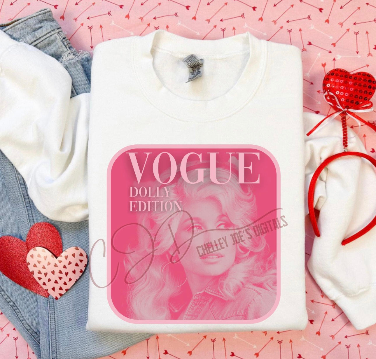 Dolly Vogue PINK Sweatshirt