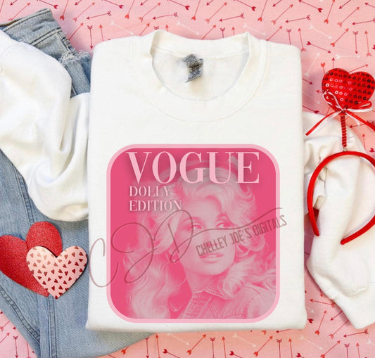 Dolly Vogue PINK Sweatshirt
