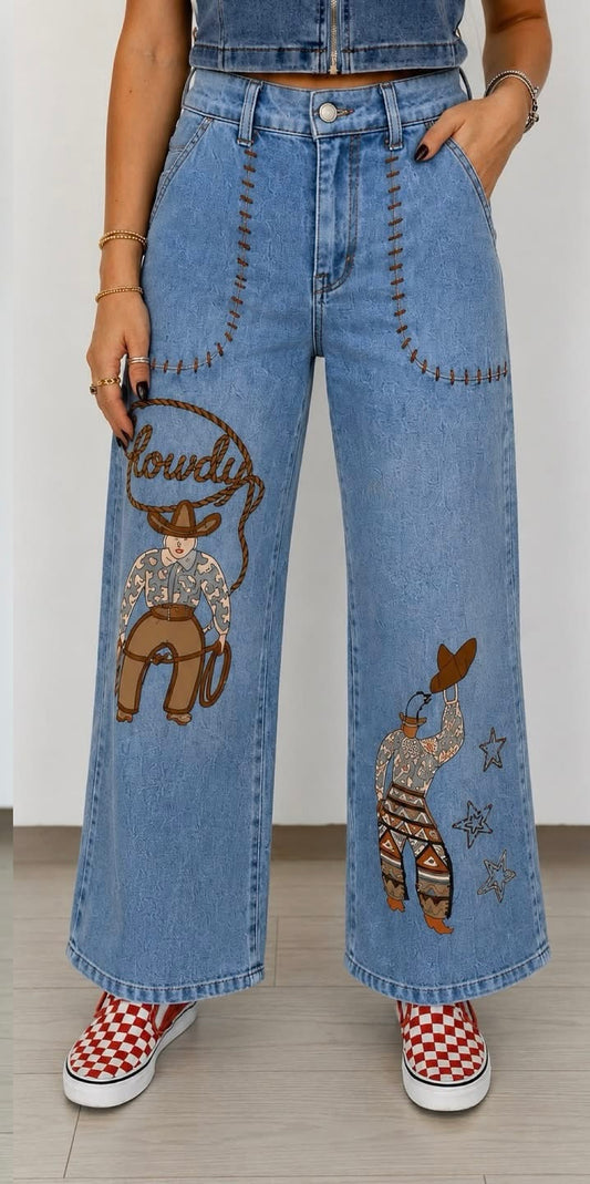 Howdy Cowboy Denim Jeans