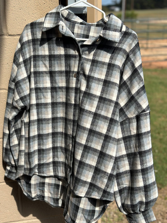 Black Flannel Shirt