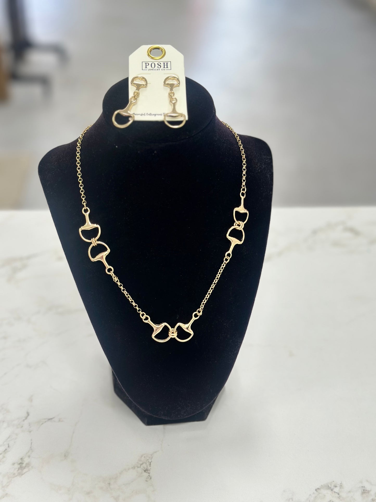 Golden Bit Necklace
