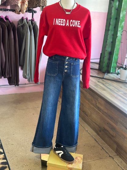 I Need A Coke Sweatshirt