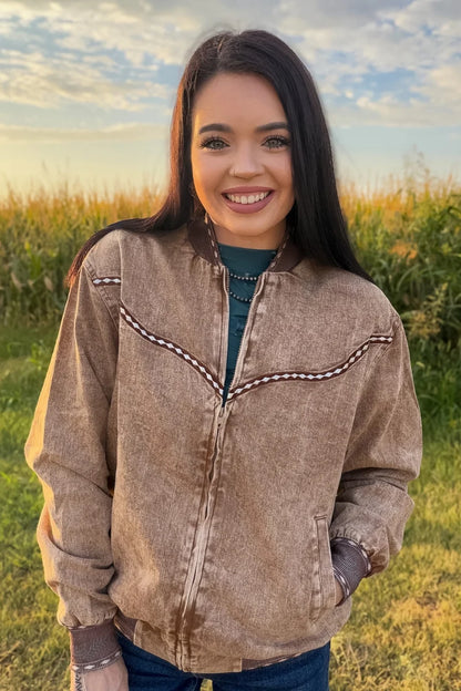 Buckskin Bomber Jacket