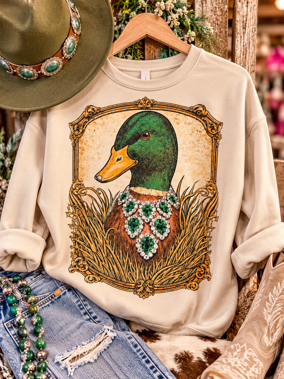 Pre Order Bling Duck Sweatshirt