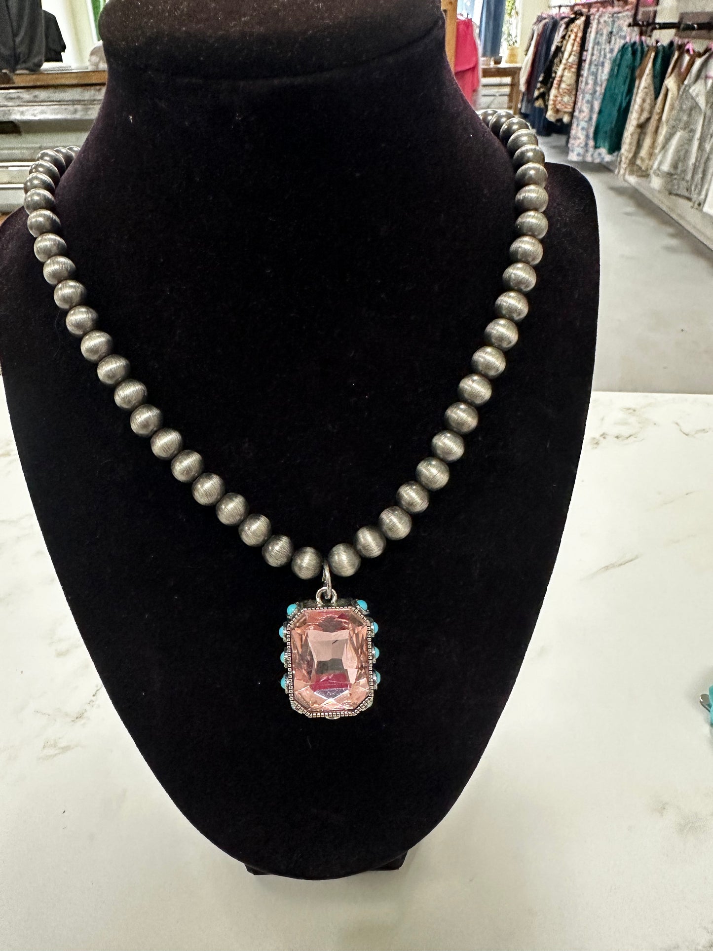 Square Pendant Necklace