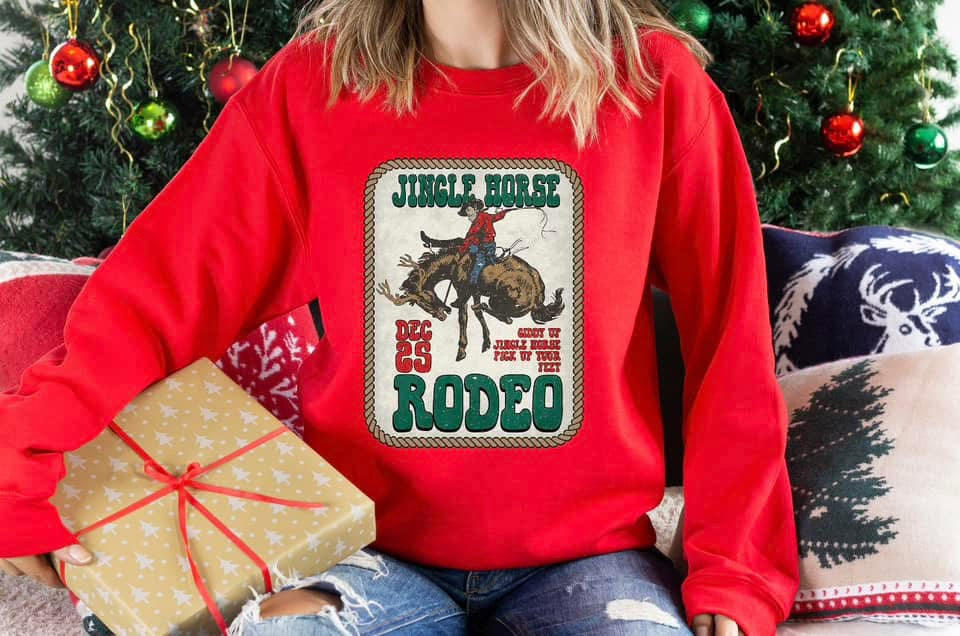 Jingle Horse Rodeo Sweatshirt