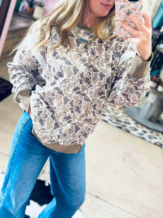 Duck Camo Pullover