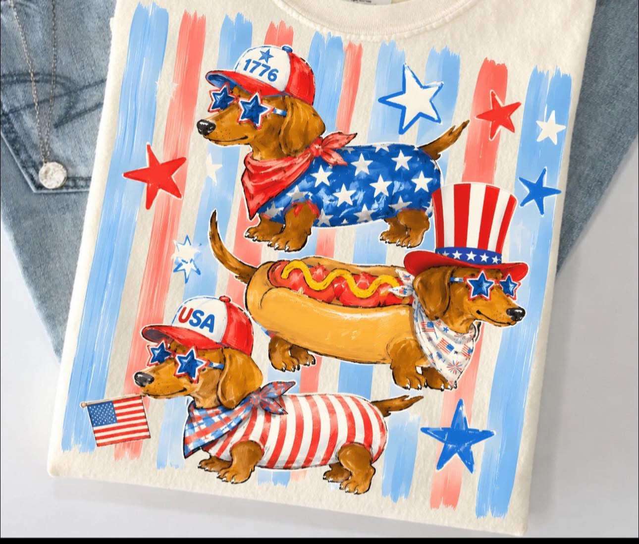 4th of July Weenie Tshirt