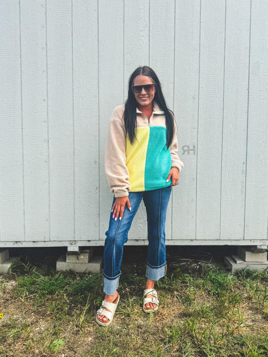 Pre Order Fall Vibez Sherpa Pullover