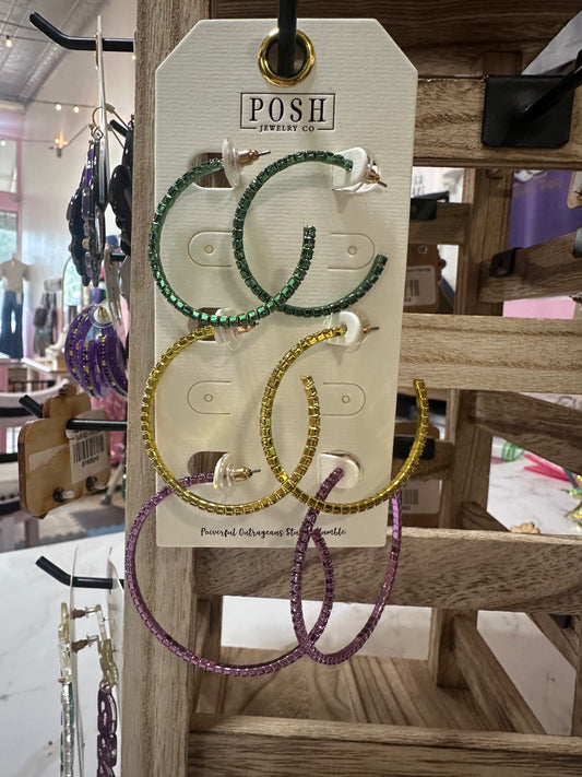 Mardi Gras Hoops Set