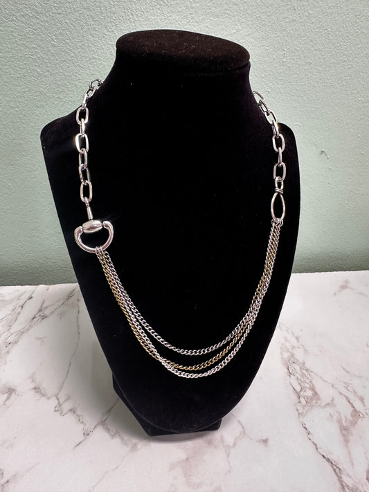 Bit of Gold & Silver Necklace