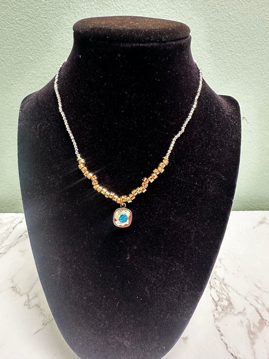 Silver & Gold Necklace