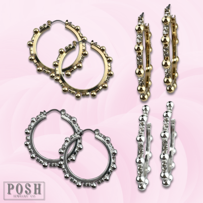 Sparkle & Shine Hoops
