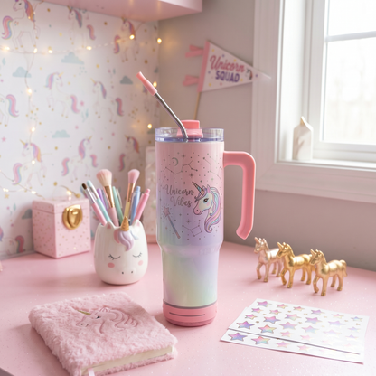 30oz SPEAKER TUMBLER  Unicorn
