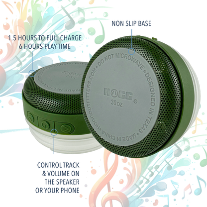30oz Grippy Speaker Tumbler